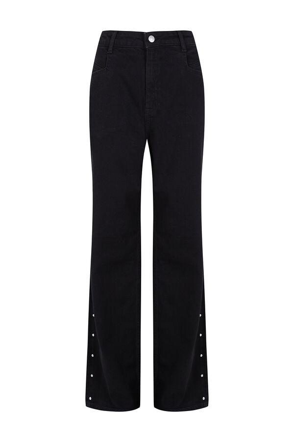 Slowlove Jeans Tachas Negro