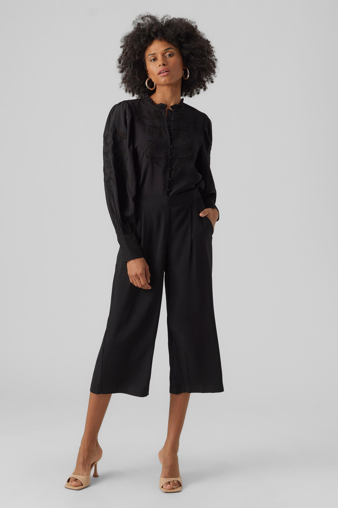 Vero Moda Culottes cintura el&aacute;stica