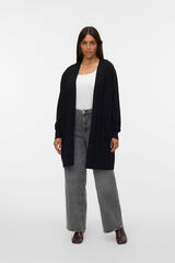 Vero Moda Curve C&aacute;rdigan largo talla grande Negro