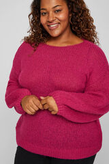 Evoked by Vila Jersey de punto curvy Morado