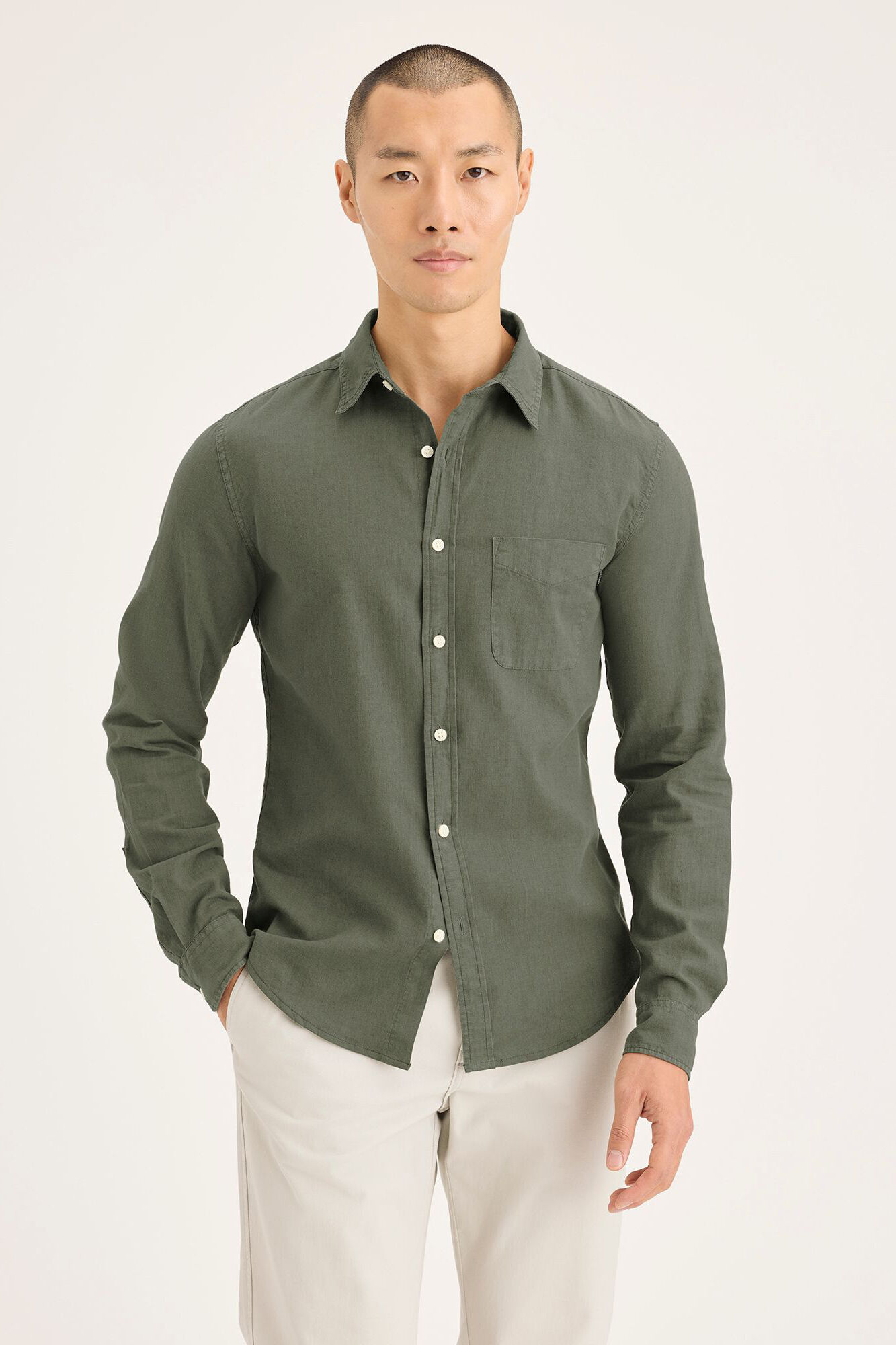 Dockers Camisa de popelina