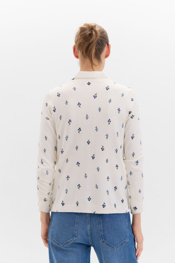 Cortefiel Casaco b&aacute;sico de malha Impress&atilde;o