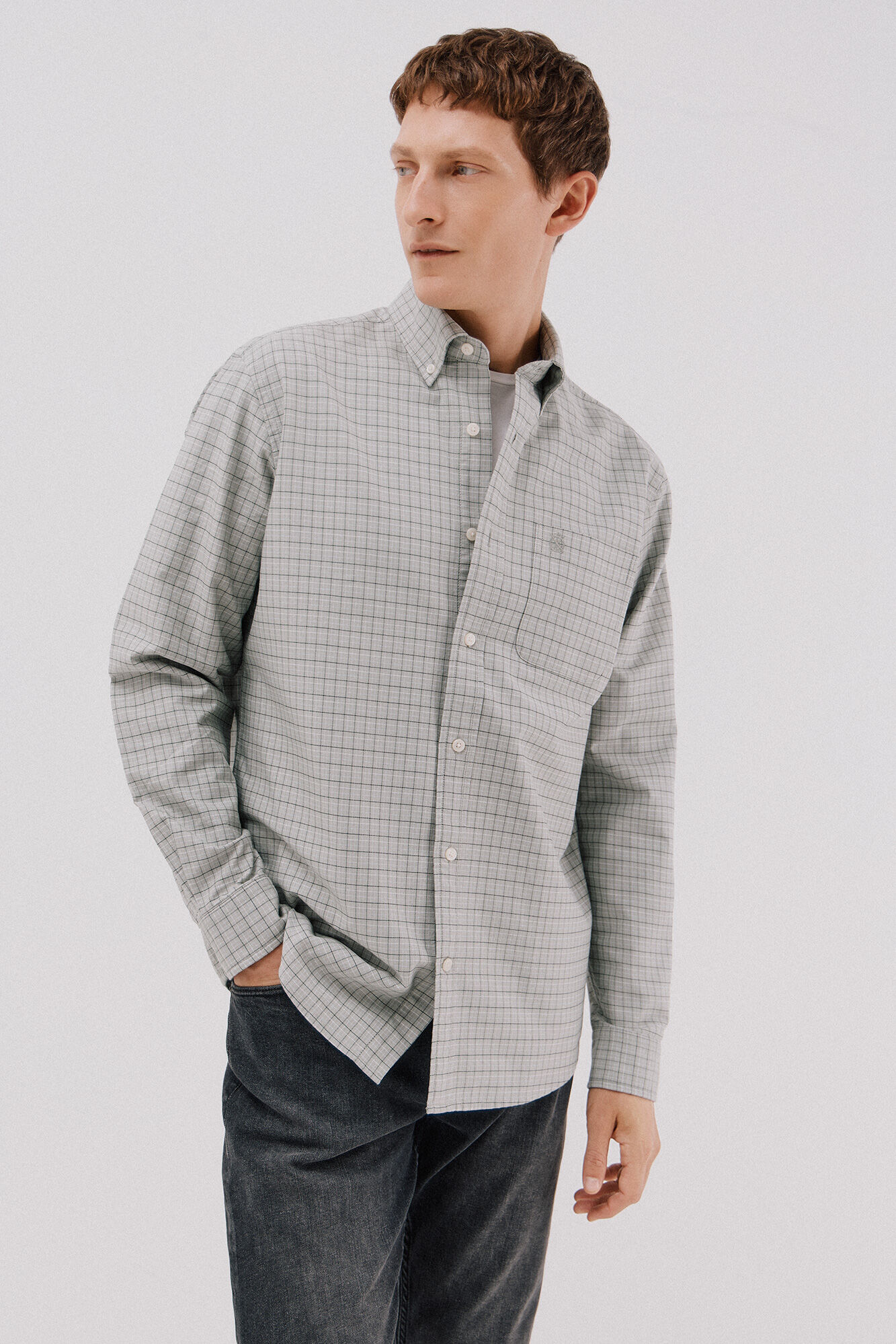 Cortefiel Camisa oxford cuadros