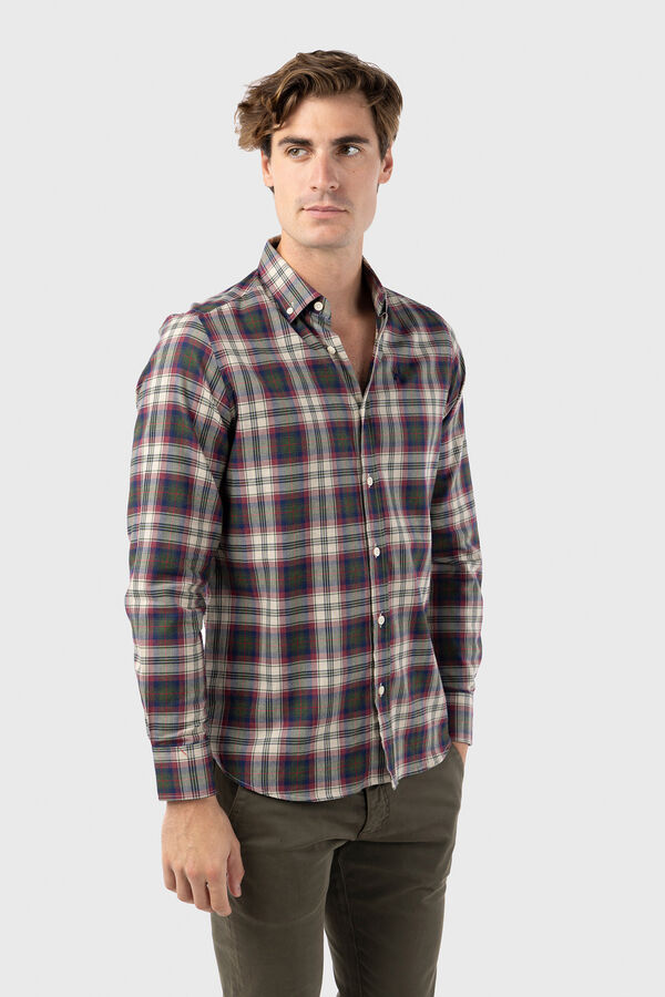 Williot Camisa Tart&aacute;n Verde