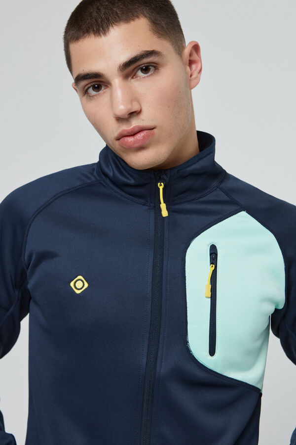 Izas Chaqueta de Polar Stretch Azul marino