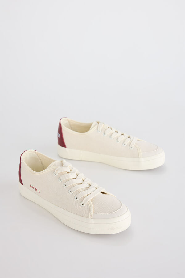 Slowlove T&ecirc;nis desportiva estilo casual Ecru