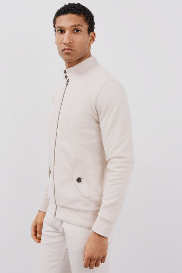 Cortefiel Cardigan lavado estruturado Tostado