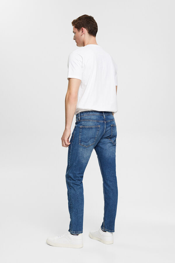 Esprit Jeans 5 bolsos com algod&atilde;o org&acirc;nico Azul