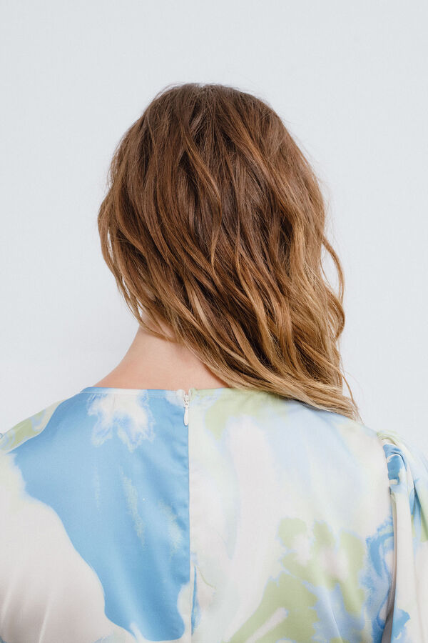 Vila Vestido midi satinado de fiesta Gris