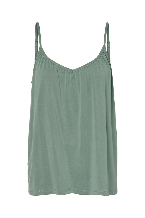 Vero Moda Top singlet de tirantes Verde