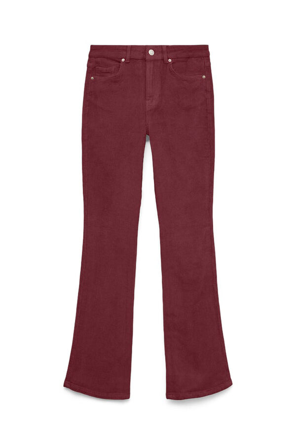 Vero Moda Pantal&oacute;n vaquero acampanado Rojo