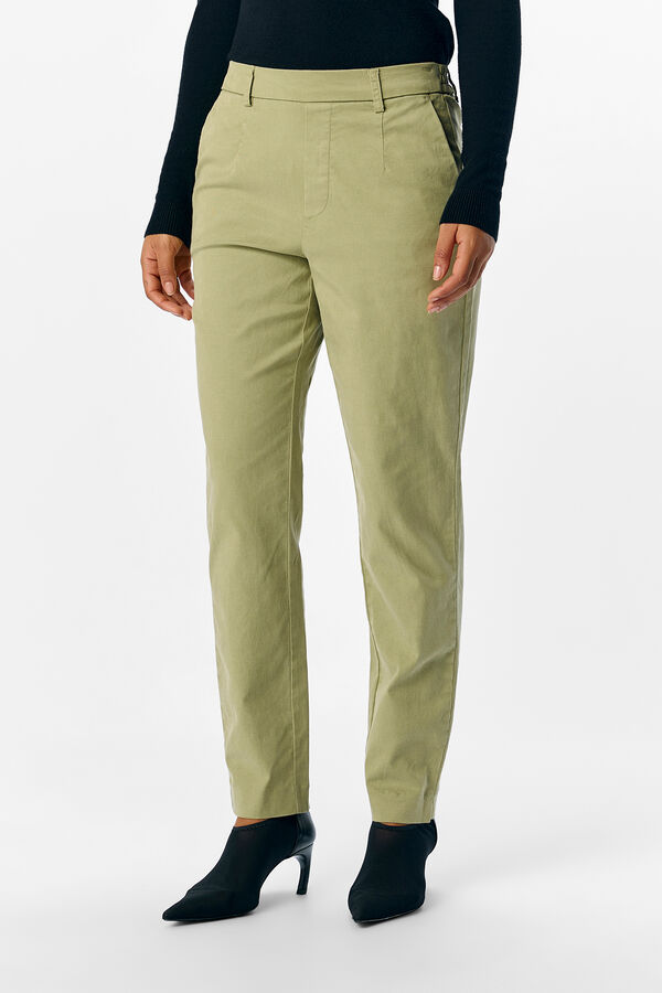 Object Pantal&oacute;n chino sarga Verde