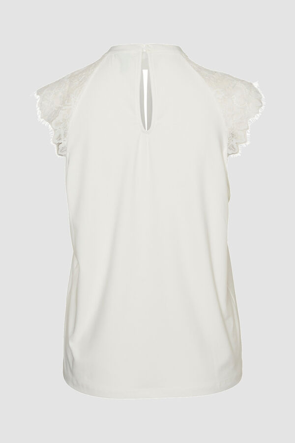 Vero Moda Top renda Branco