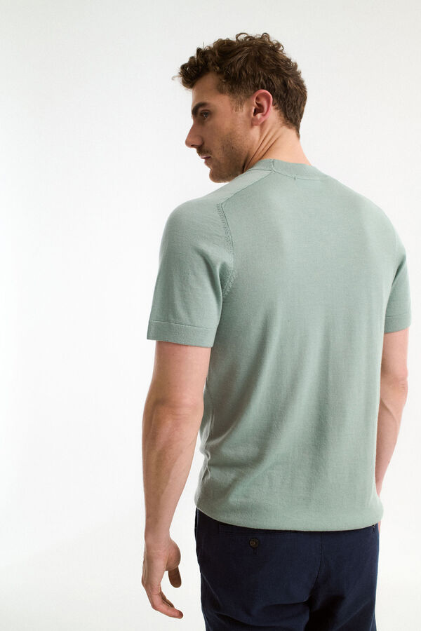 Selected Camiseta 100% lana merino Verde