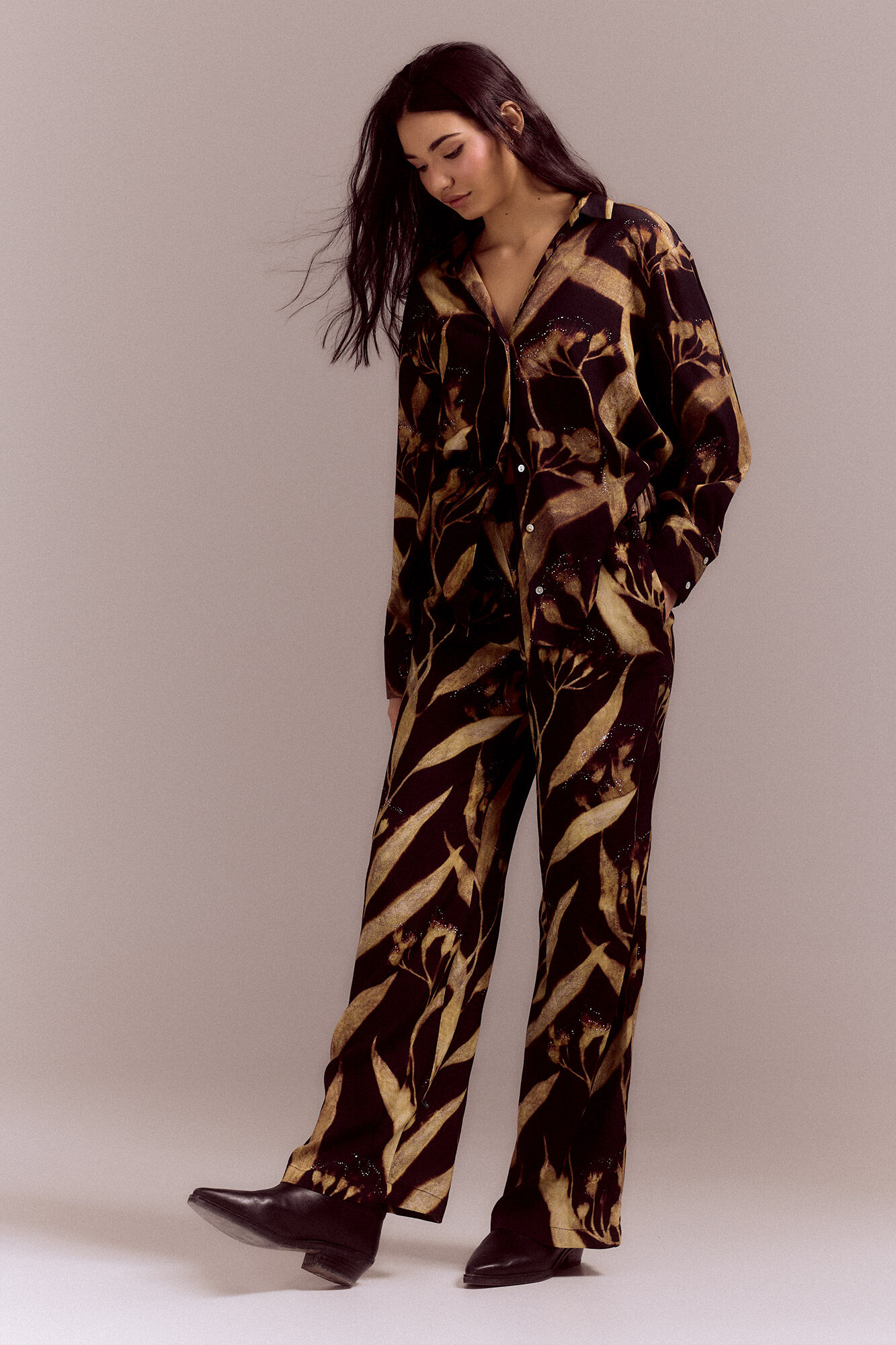 Slowlove Cal&ccedil;as compridas fluidas