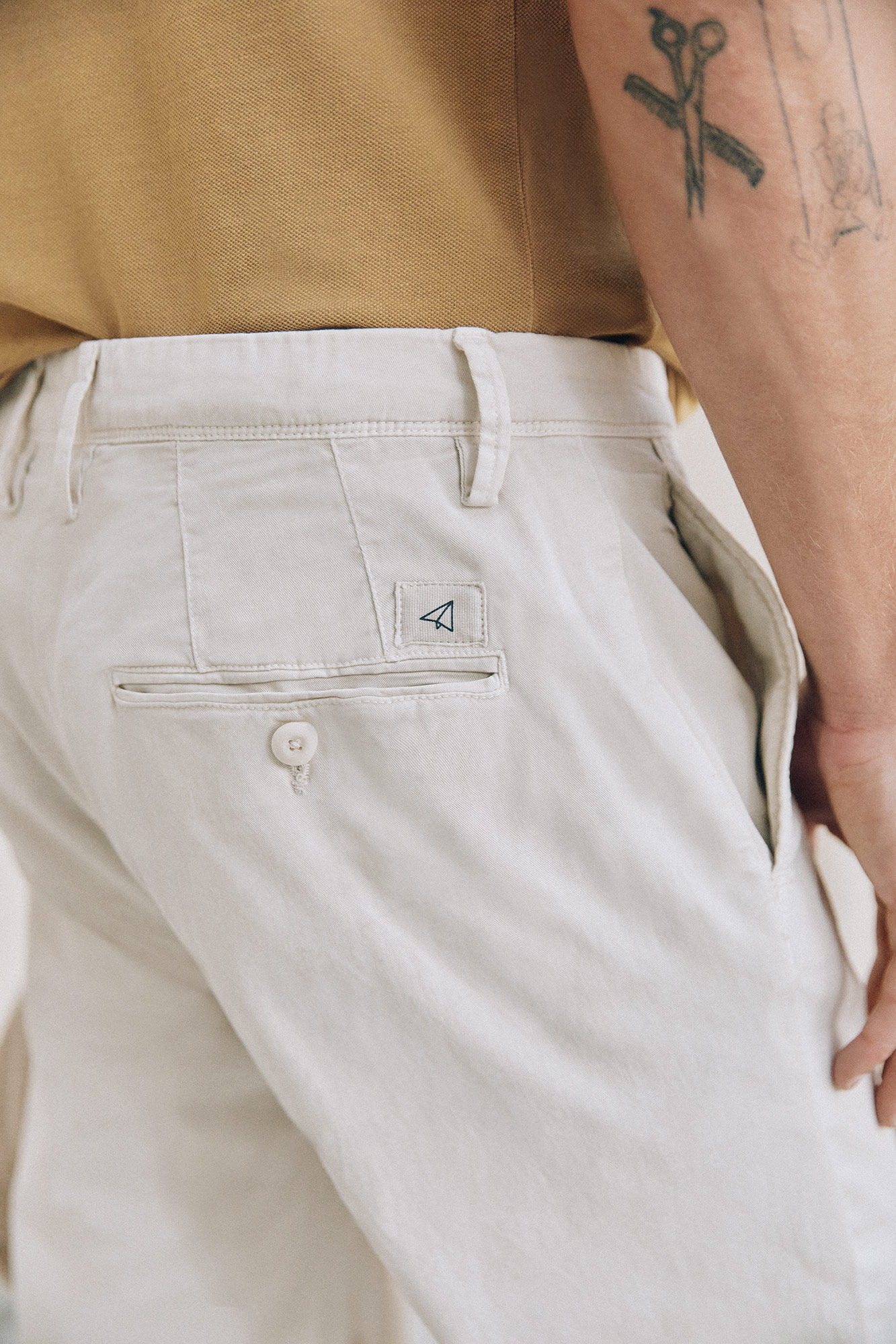 OOTO Pantal&oacute;n chino slim cinturilla el&aacute;stica