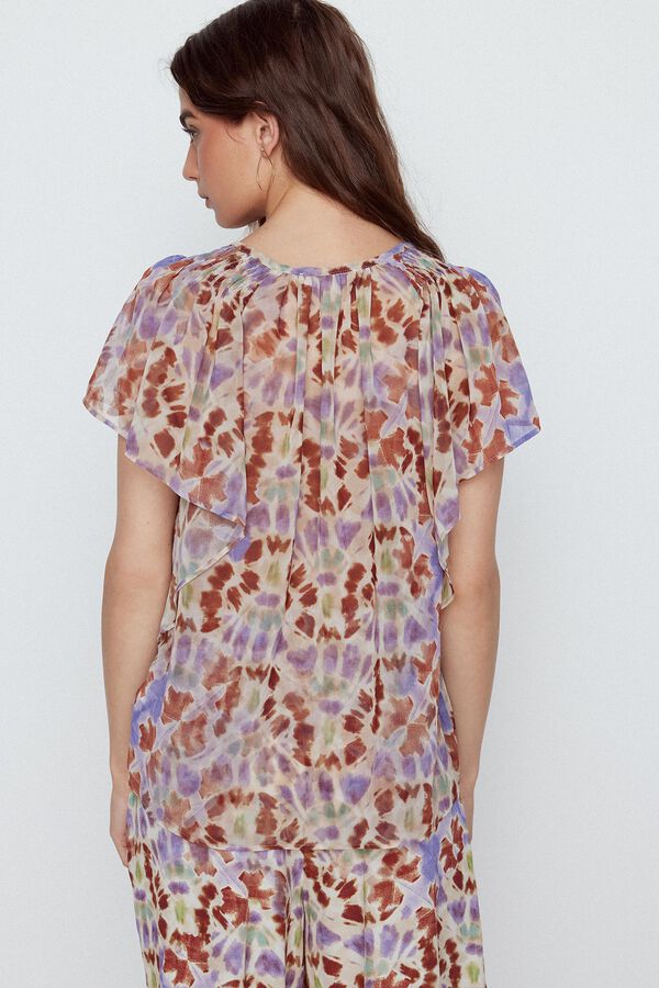 Slowlove Blusa estampada folho Multicolorido