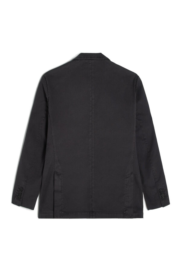 OOTO Blazer slim algodão  Cinzento