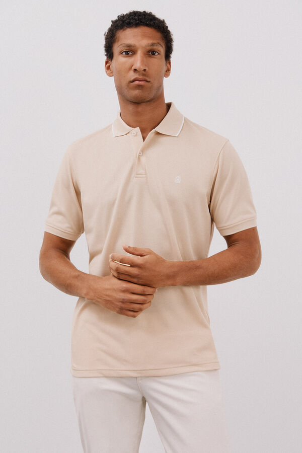 Cortefiel Polo coolmax&reg; Beige