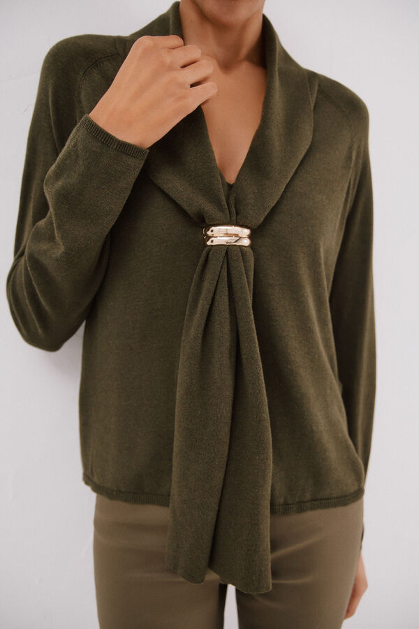 Cortefiel Arco de Jersey Verde