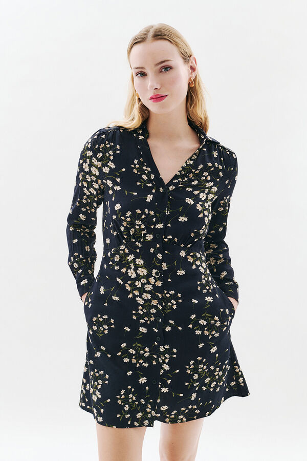 Caroll Vestido 100% viscose Preto