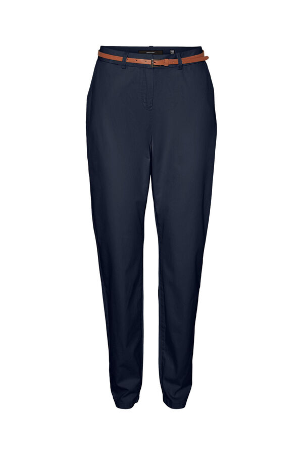 Vero Moda Cal&ccedil;as compridas cigarro Azul