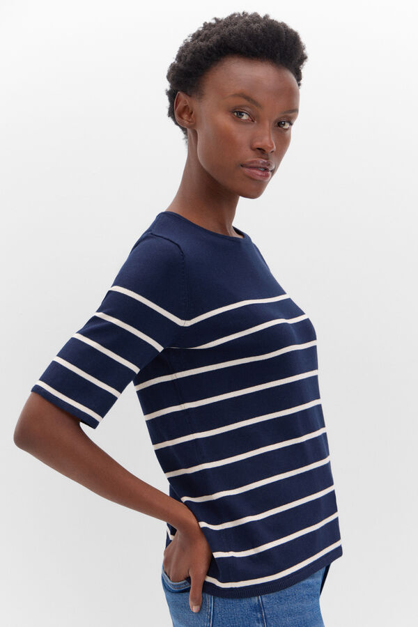 Cortefiel Camisola manga curta Azul