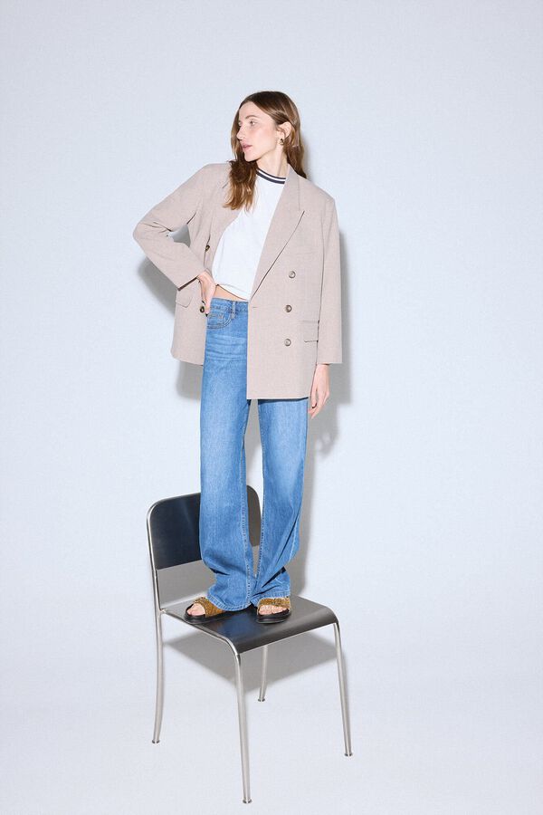 Slowlove Blazer oversize Beige