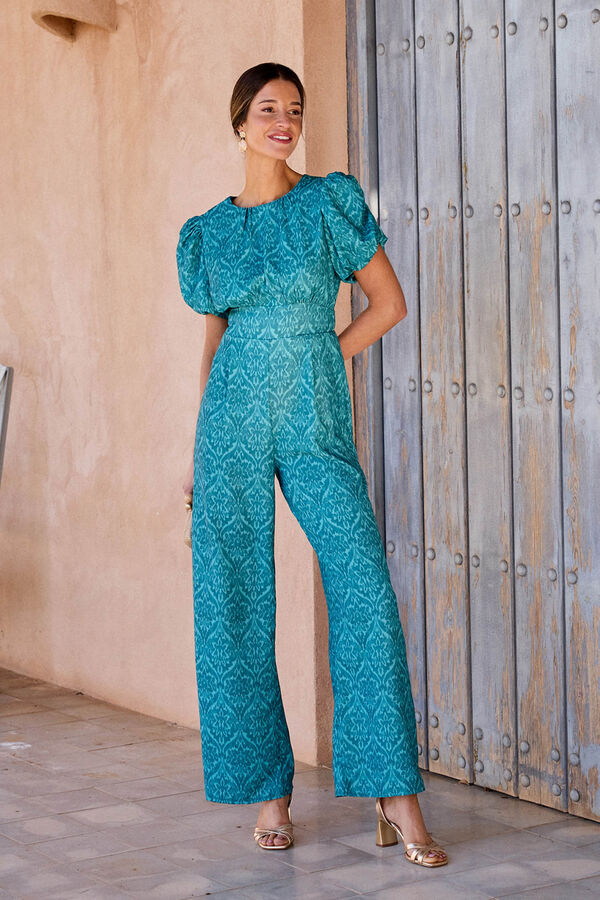 Pol&iacute;n Et Moi Macac&atilde;o mangas Rosalba Azul