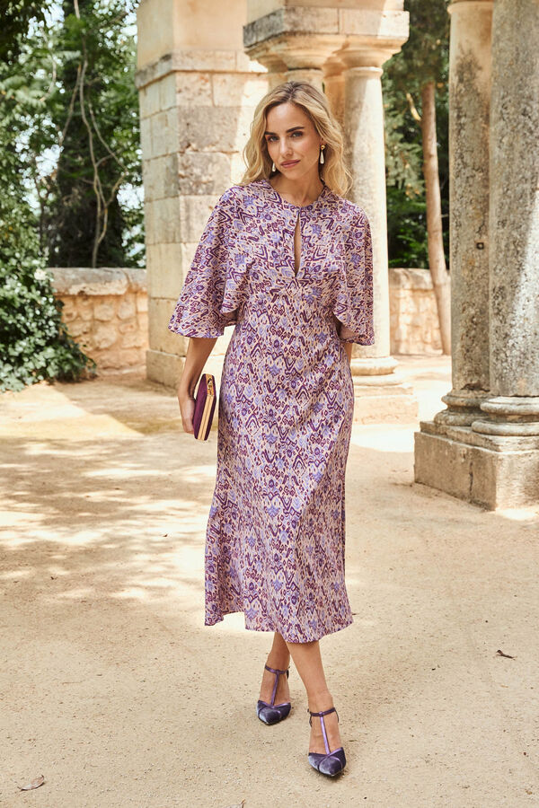 Polín Et Moi Vestido capa Silbona Roxo