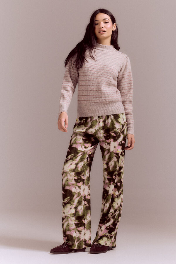 Slowlove Jersey punto perlado rayas Arena