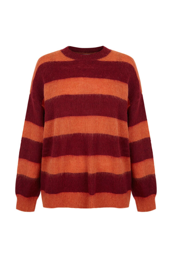 Slowlove Jersey rayas Rojo