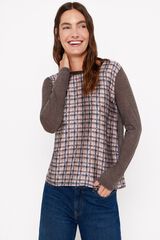 Cortefiel Top combinado estampado Multicolorido