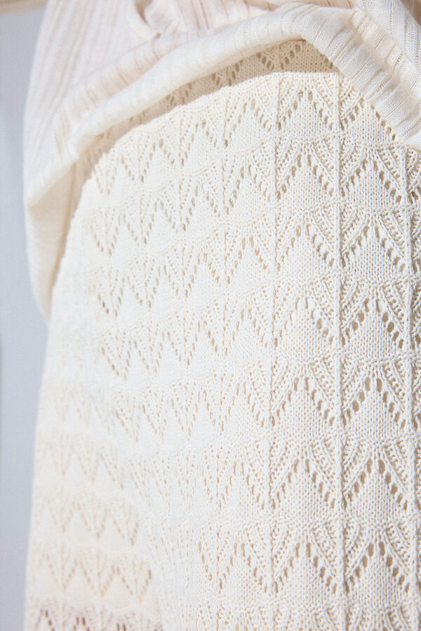 Slowlove Calças de malha Branco