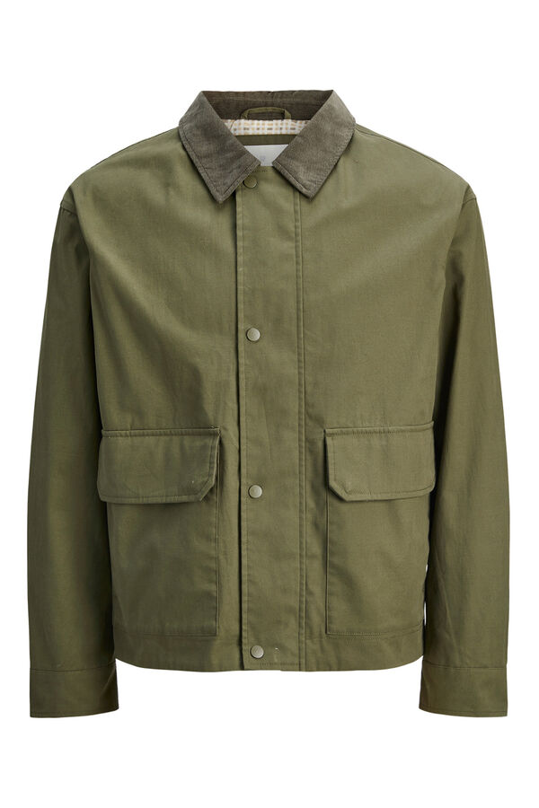 Jack & Jones Cazadora regular fit Verde oscuro