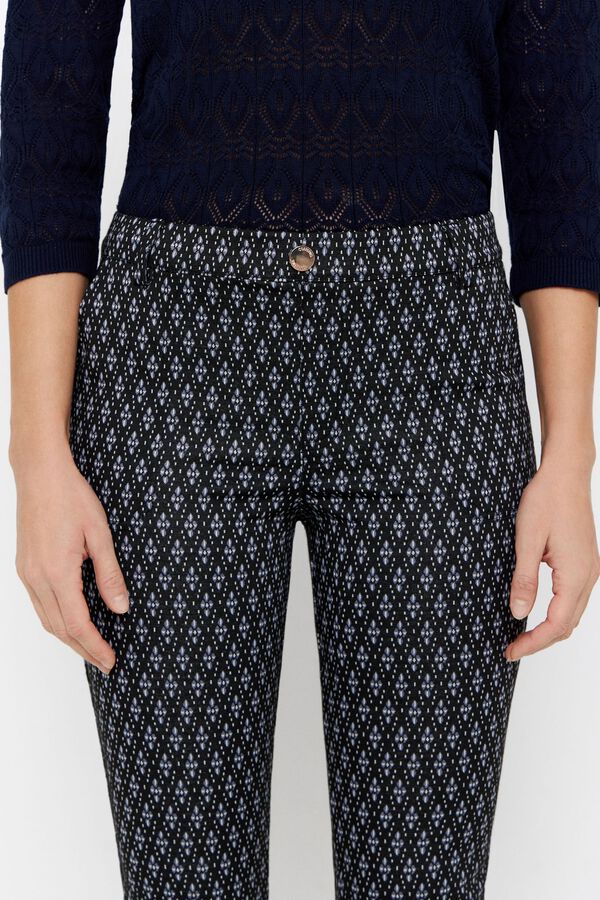 Cortefiel Cal&ccedil;as de malha jacquard Cinzento