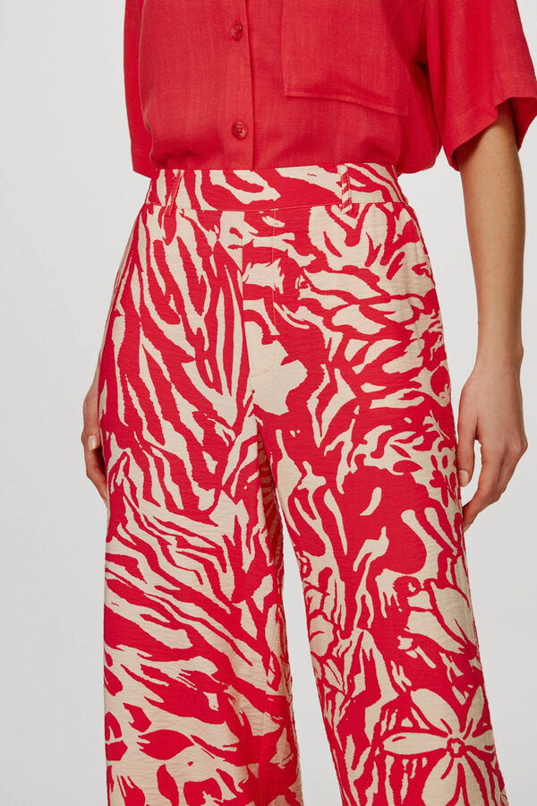 Object Cal&ccedil;as fluidas com estampado Cinzento