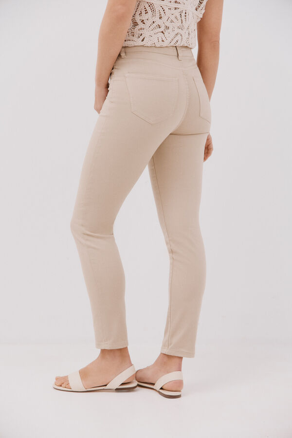 Cortefiel Jeans Sensacional Slim Color Castanho