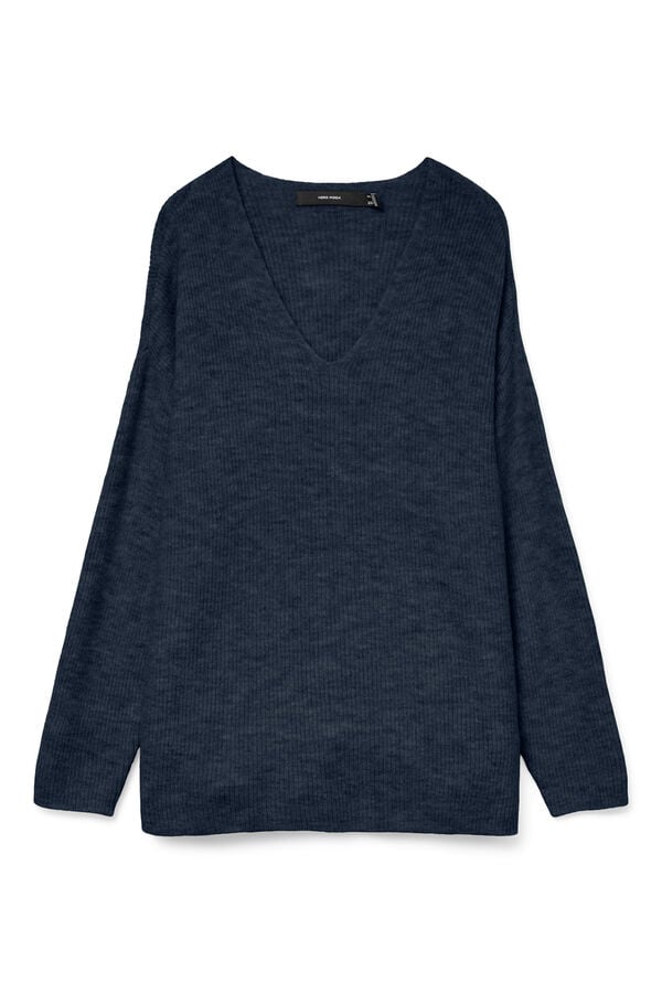 Vero Moda Jersey b&aacute;sico de punto Azul marino