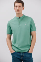 Cortefiel Polo gola mao Verde