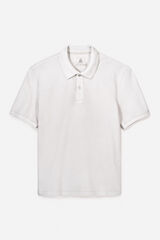 OOTO Polo pique lavado bordado avión Gris