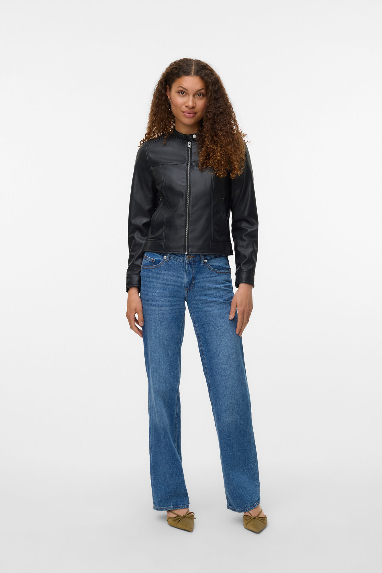 Vero Moda Cazadora efecto piel