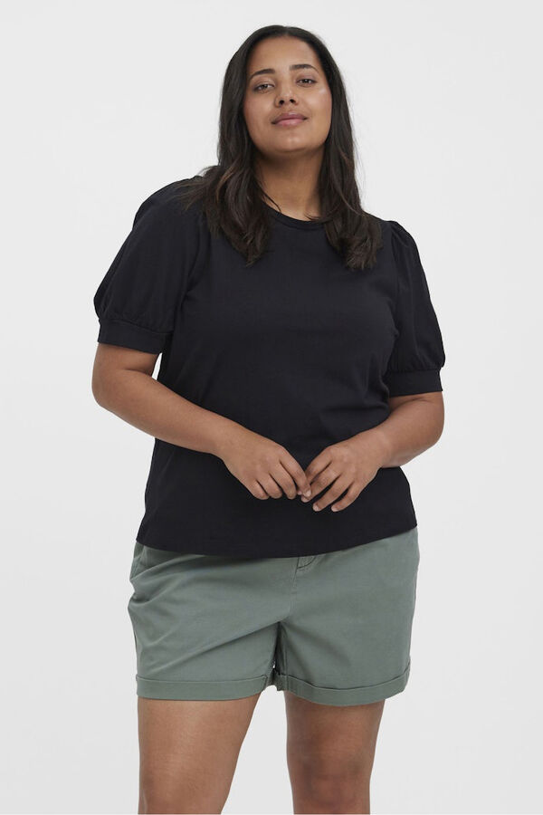 Vero Moda Curve Camiseta manga 2/4 Curve Negro
