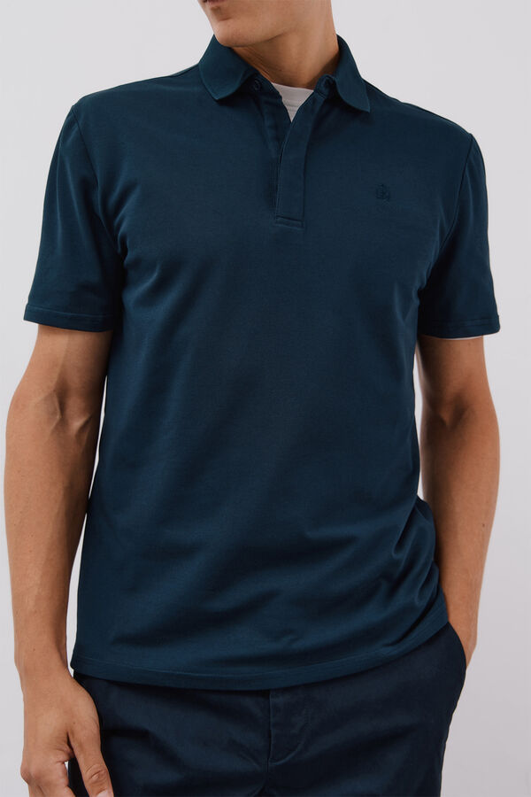 Cortefiel Polo regular fit Azul marino
