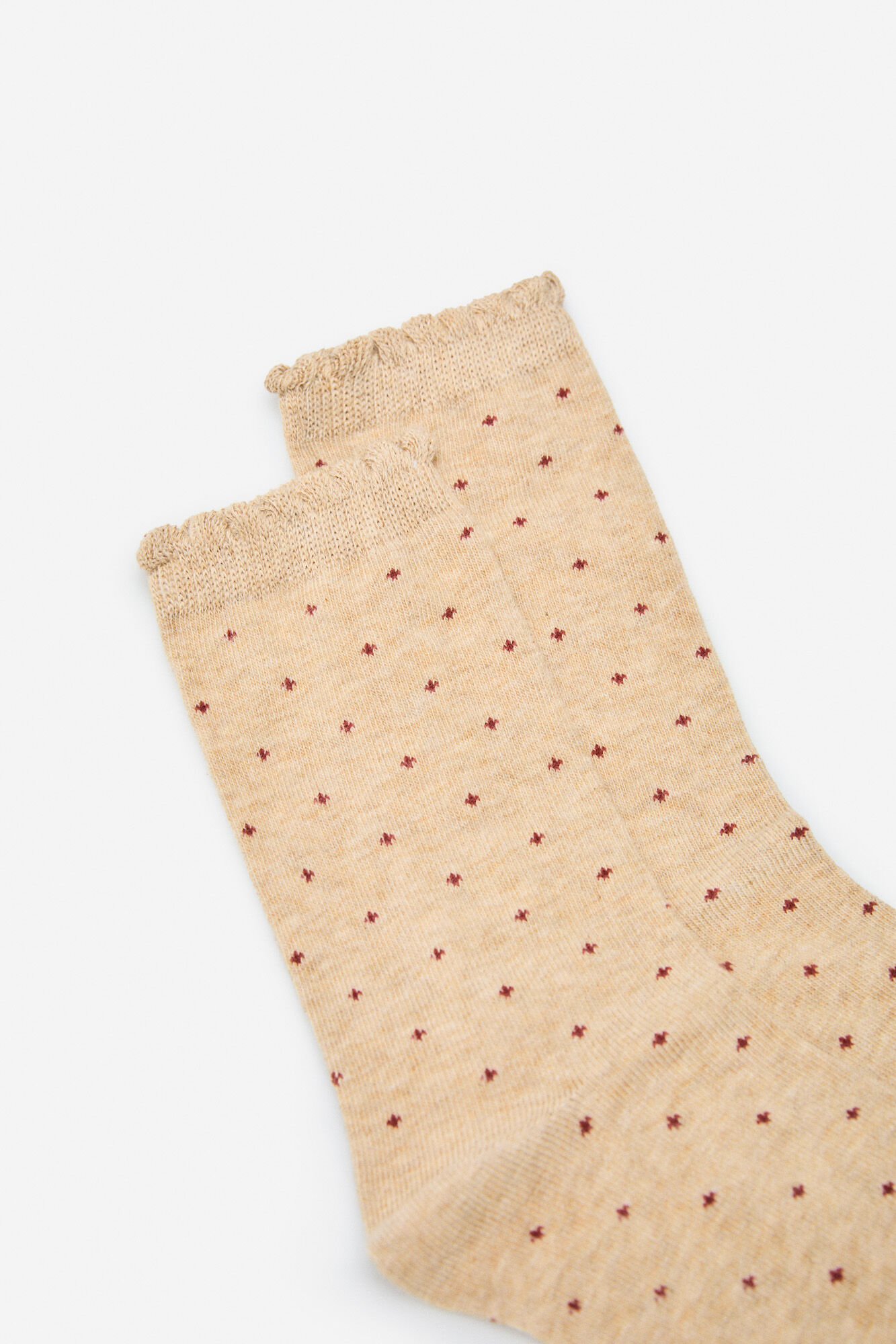 Cortefiel Calcetines largos mini topos