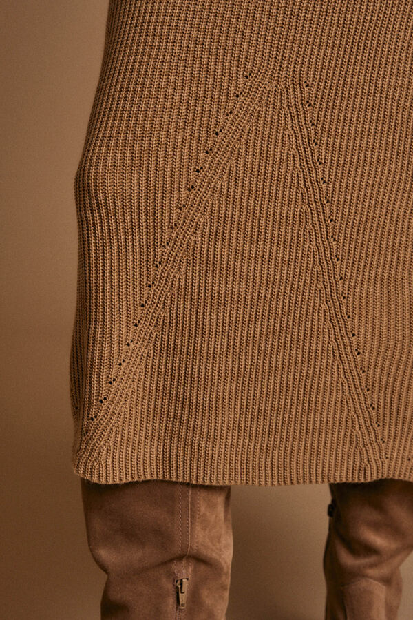 Pol&iacute;n Et Moi Falda larga Miressa Marr&oacute;n