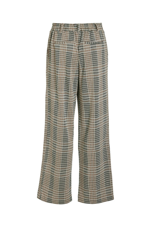 Vila Pantal&oacute;n ancho de vestir Marr&oacute;n