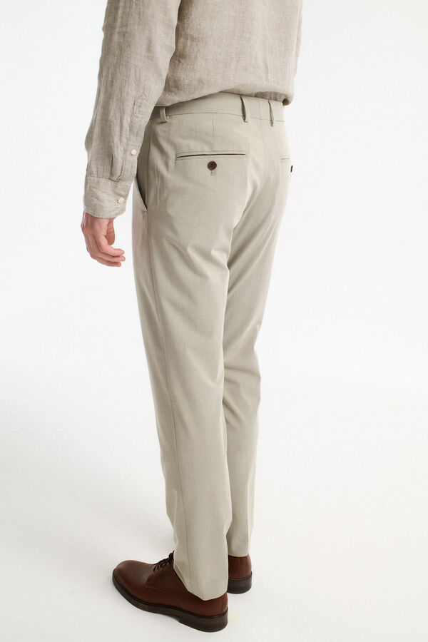 Selected Calças de fato Slim Fit Verde