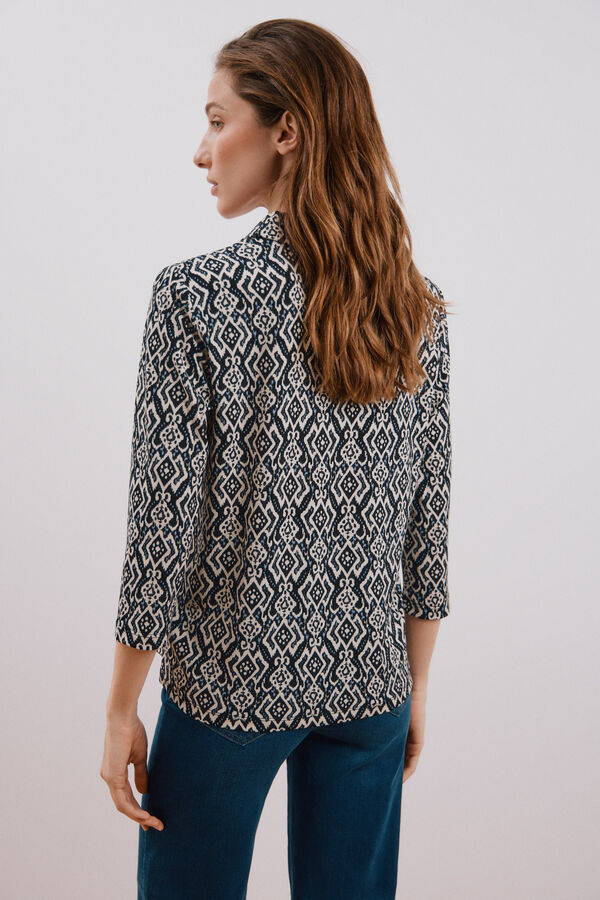 Cortefiel Camiseta cuello polo Multicolor