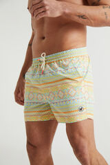 Williot Mai&ocirc; com estampa &eacute;tnica Azul